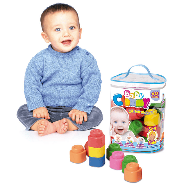 CLEMMY BABY CONSTRUCCIÓN 24PZ