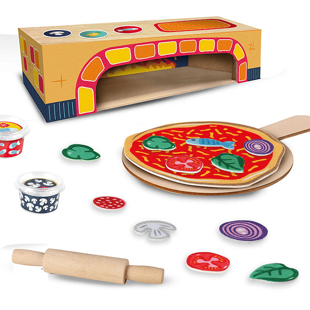 PETIT PRETENDERS - SET DE JUEGO HORNO PARA PIZZAS