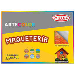 ARTEL ARTECOLOR - MAQUETERÍA 12 PLIEGOS, 6 DISEÑOS