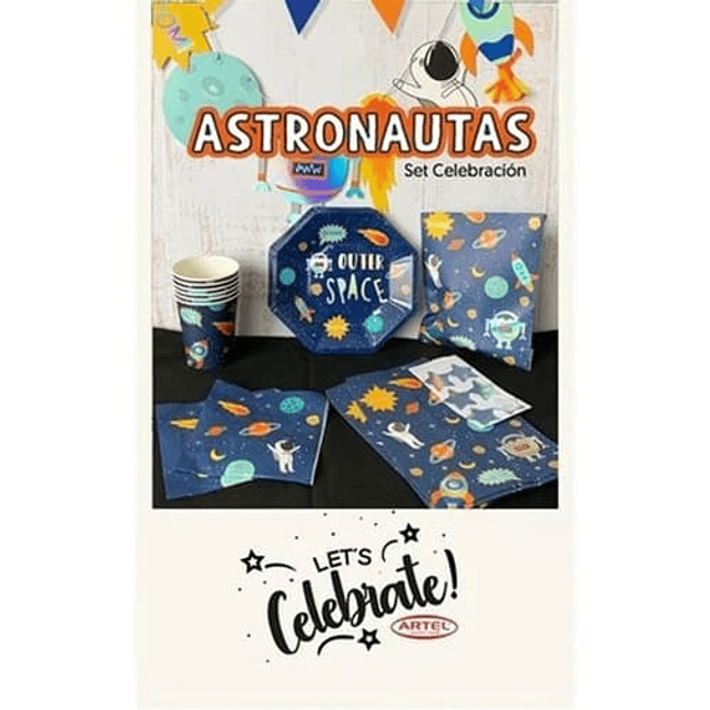 ARTEL SET CELEBRACIÓN ASTRONAUTAS