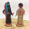 FIGURAS PAREJA MAPUCHE DE VELLÓN