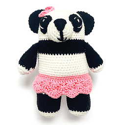 Muñeco animal amigurumi Osa panda