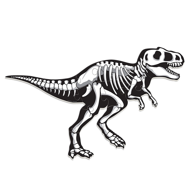 Dino puzle gigante para piso, diseño T-Rex 20pz