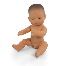 Bebé asiático niño de 32cm