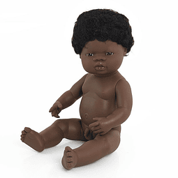 Bebé africano niño de 38cm