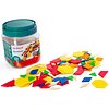 Mosaicos plásticos 250pz en pote