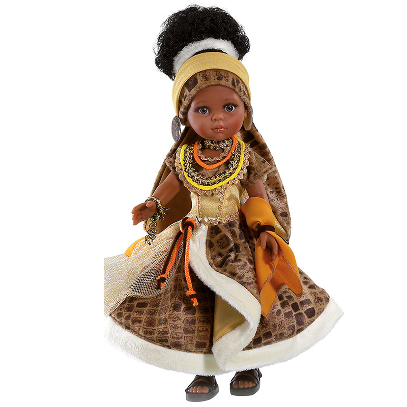 LAS AMIGAS - NORA CON TRAJE DE AFRICANA 32CM.