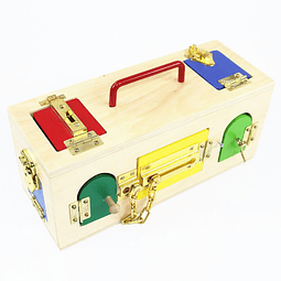 CAJA CERRADURAS MONTESSORI HUNTER