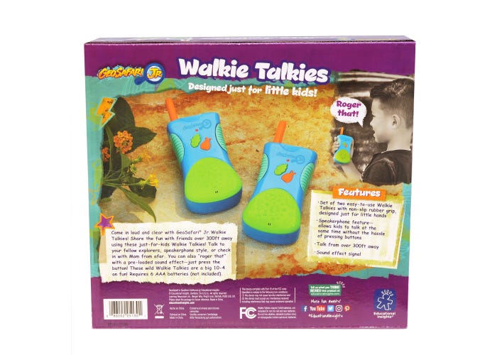 MI PRIMER WALKIE TALKIE GEOSAFARI JR 