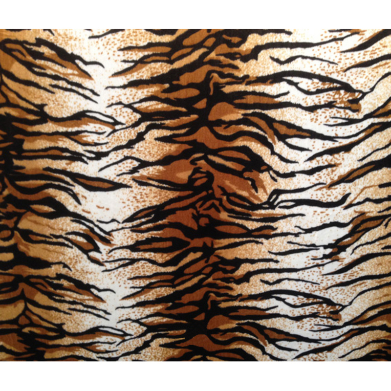 VELOUR ESTAMPADO TIGRE 2 X 1.50 MTS