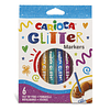 PLUMONES GLITTER 6 COLORES