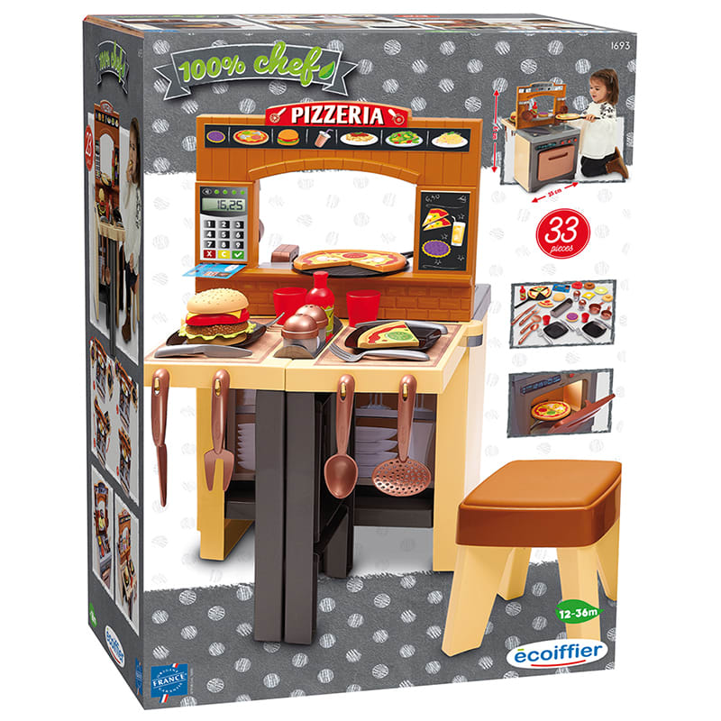 100% CHEF - COCINA MODULAR PIZZERIA + ACCESORIOS