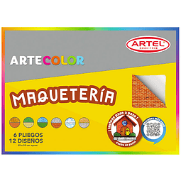 ARTEL ARTECOLOR - MAQUETERÍA 12 PLIEGOS, 6 DISEÑOS