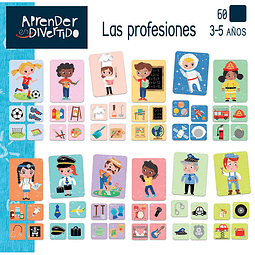 APRENDER ES DIVERTIDO - LAS PROFESIONES 60PZ