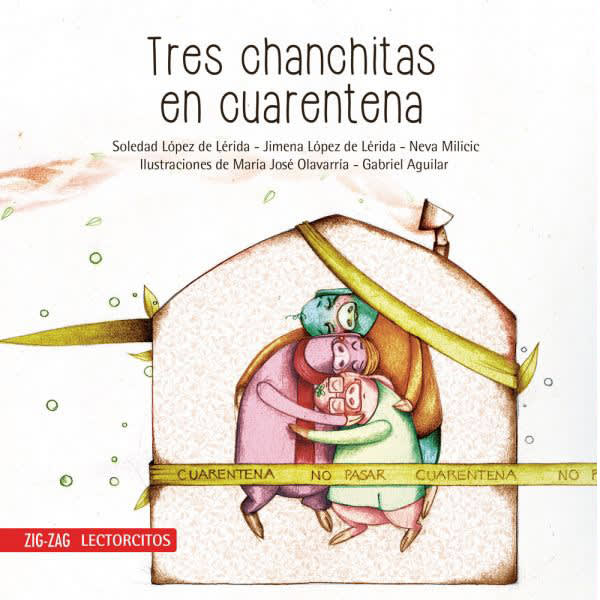 Lectorcitos rojo - Tres chanchitas en cuarentena