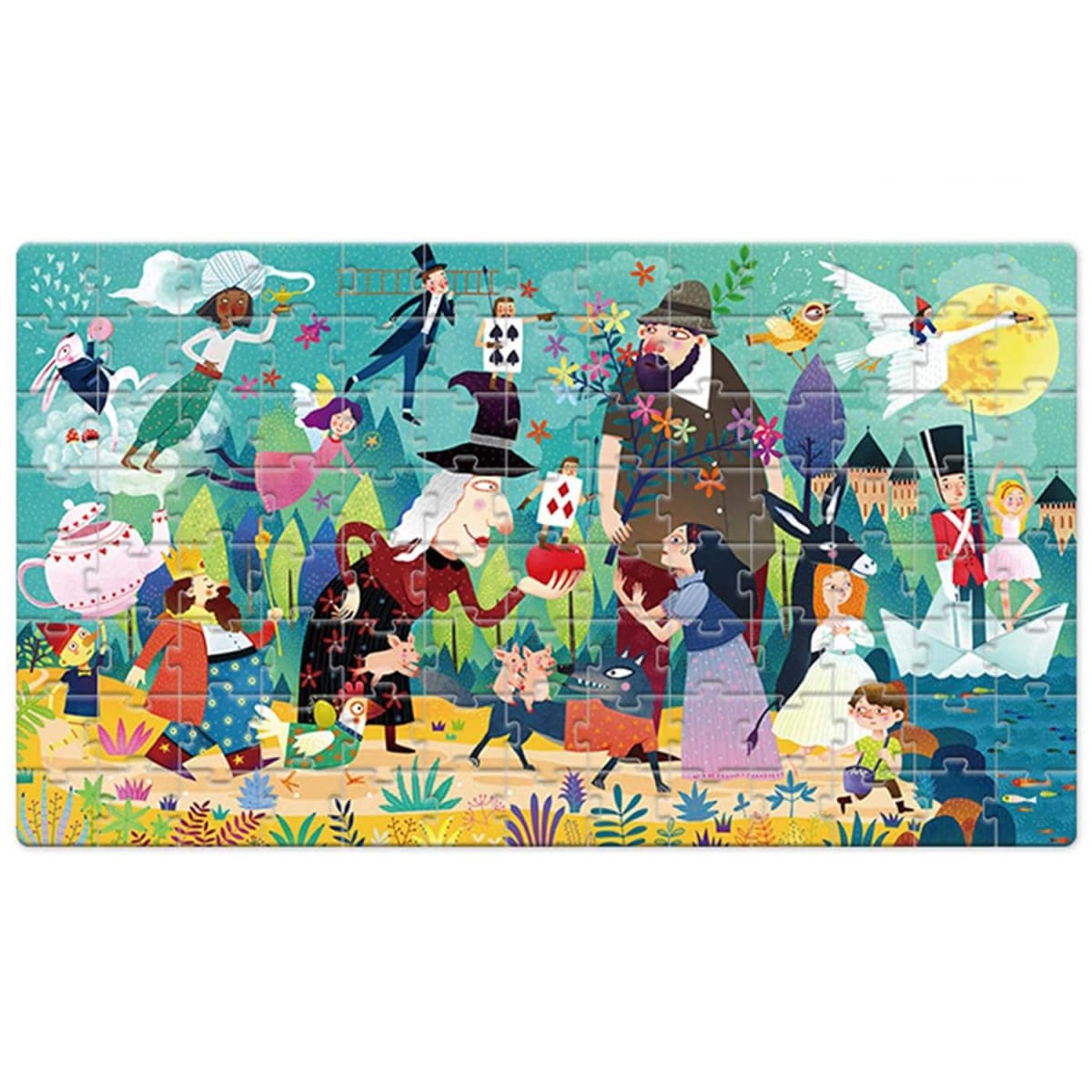 Puzzle maleta cuentos 104pz