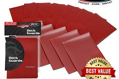 DECK GUARDS ANTI GLARE BCW RED 66X91