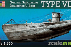 REVELL 05093 1:350 GERMAN SUBMARINE U-BOOT TYP VIIC