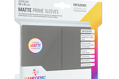 GG BGG Matte Prime Sleeves- Dark Gray