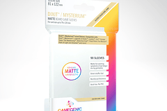 GAMEGENIC Protectores Dixit / Mysterium Transparente ( 81×122 mm)  90 Unidades