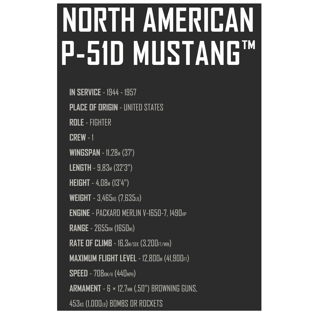 Cobi P-51D Mustang 8