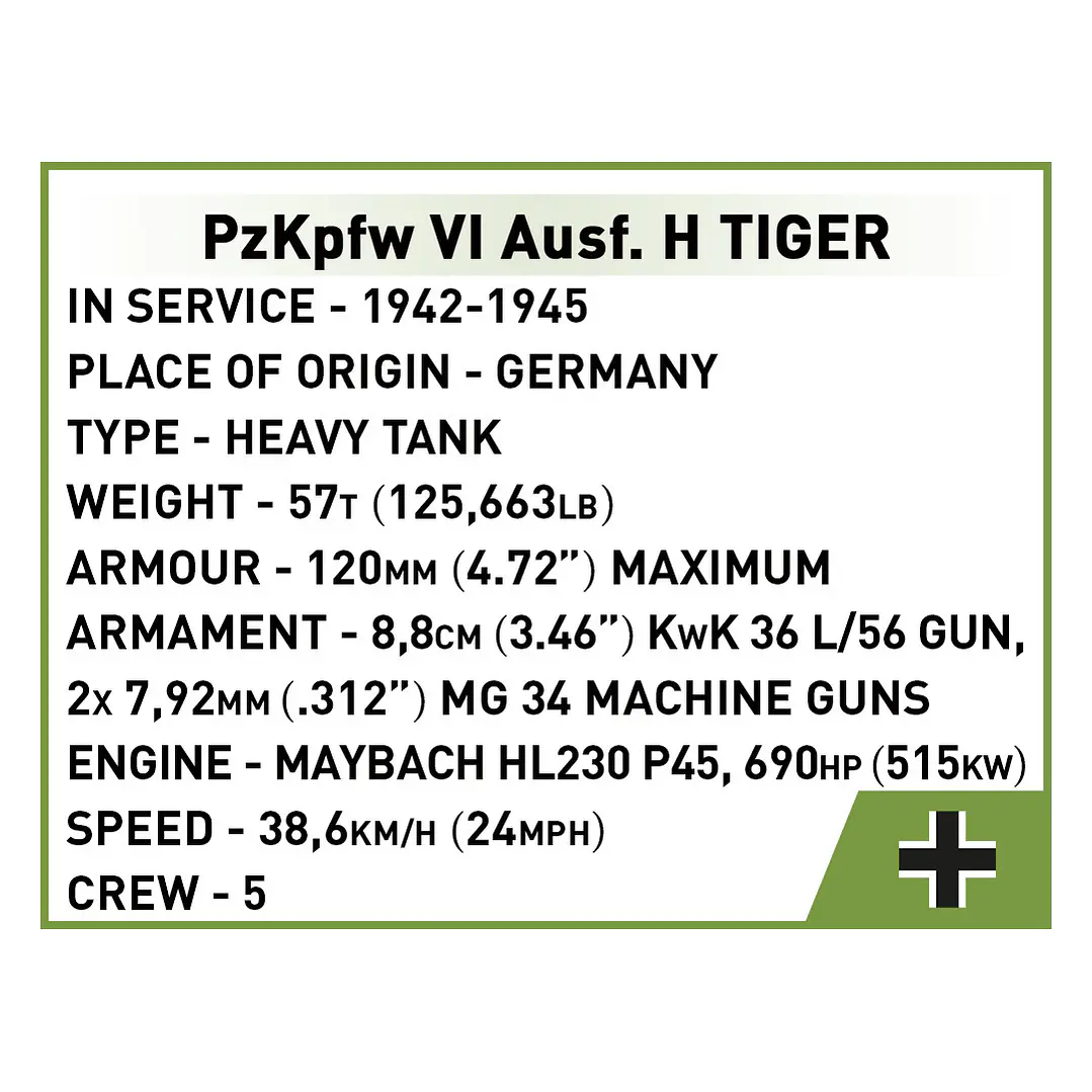 Cobi PzKpfw VI Tiger 