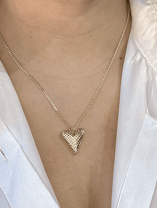 Cadena y colgante corazón 