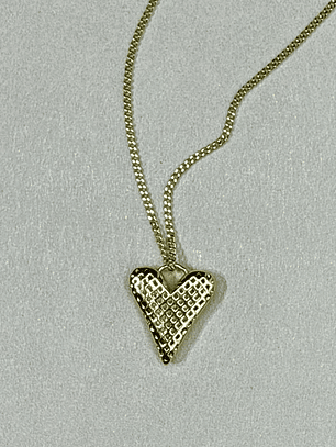 Cadena y colgante corazón 