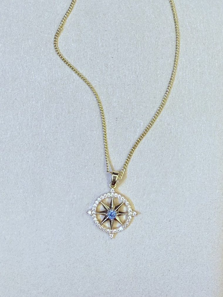 Cadena colgante brújula  3