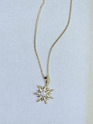 Cadena sol con circones 