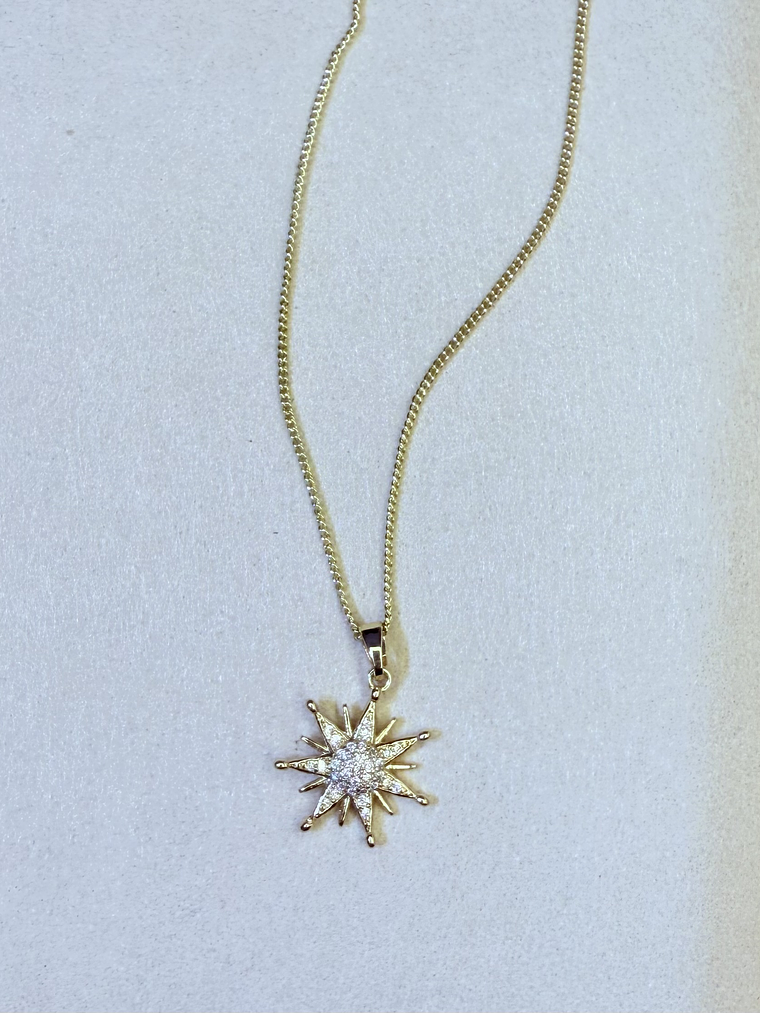 Cadena sol con circones  2