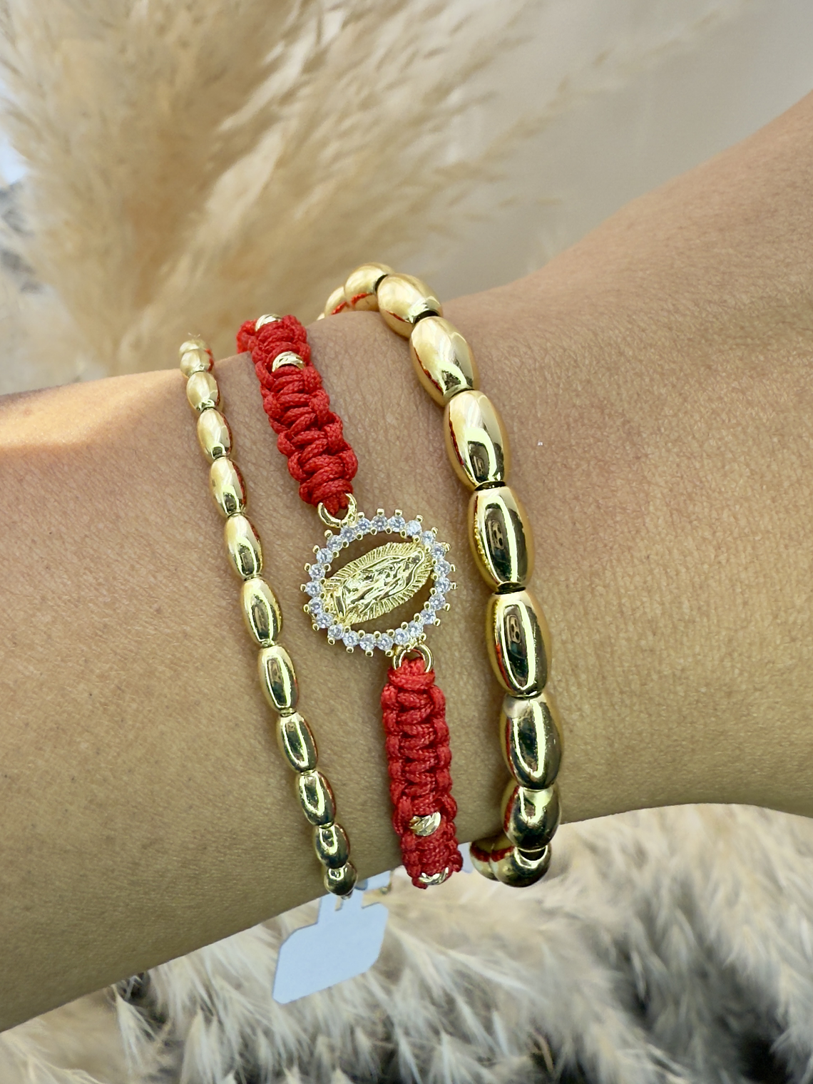 Set pulseras Virgen de Guadalupe  1