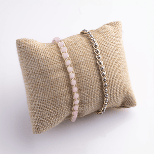 Juego de Pulseras Elegancia Dual