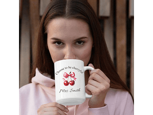 Cheerful Personalized Coffee Mug,