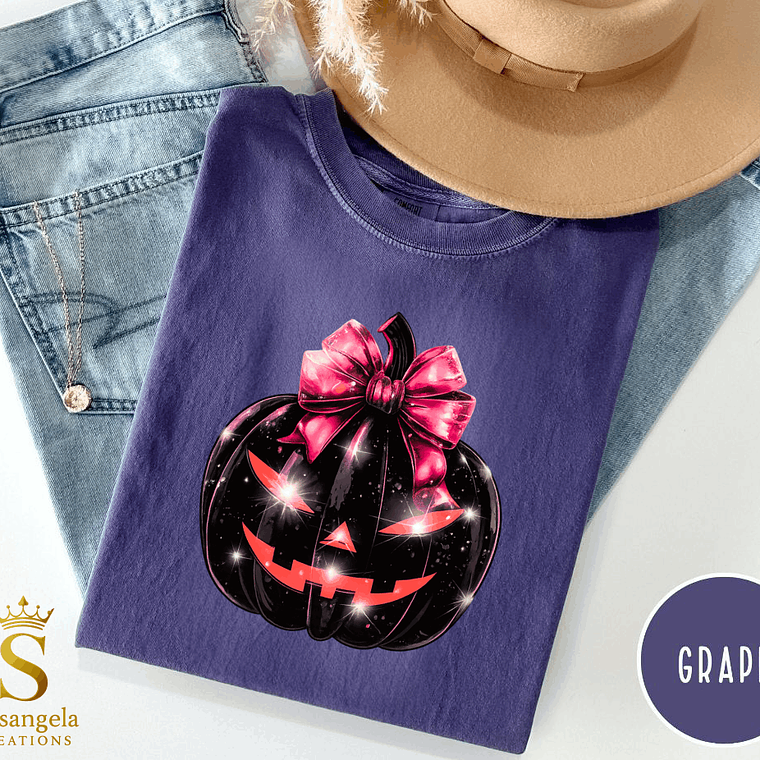 Cute Halloween Pumpkin T-shirt 5