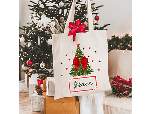 Custom Holiday Tote Bag