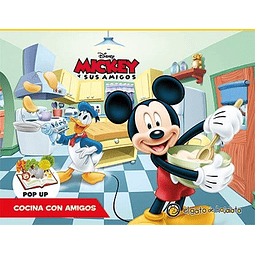 Libro infantil Mickey Mouse-Cocina con Amigos Pop up