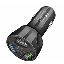 Cargador USB para auto universal  