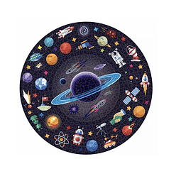 Rompecabezas 1000 piezas Sistema Solar circular 