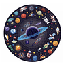 Rompecabezas 1000 piezas Sistema Solar circular 