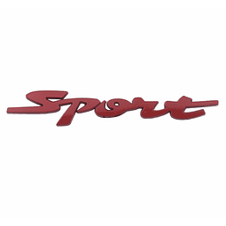 Logos para autos cromados Sport