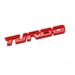Logos para autos cromados Turbo 