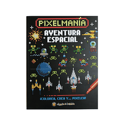 Libro para colorear Pixelmania Aventura Espacial