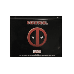 Marvel Deadpool EDT 100 ML + Shower Gel  100 ML + After shave  100 ML Hombre 