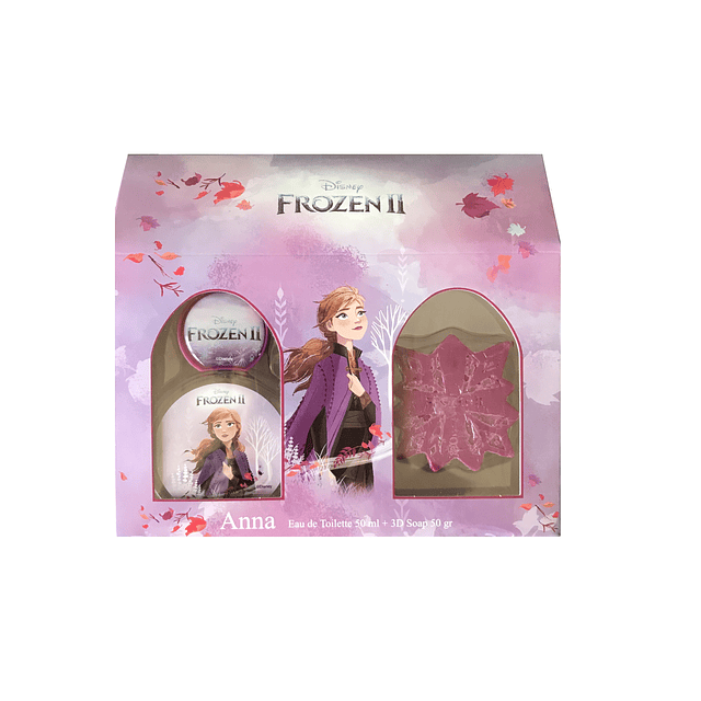 Set Frozen Anna 50Ml Mas Jabon 50Gr Niñas Disney