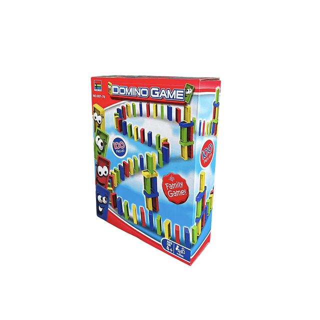 Juego de mesa efecto domino 100 piezas