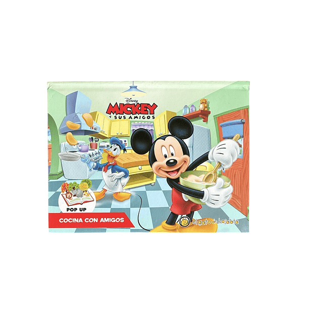 Libro infantil Mickey Mouse-Cocina con Amigos Pop up