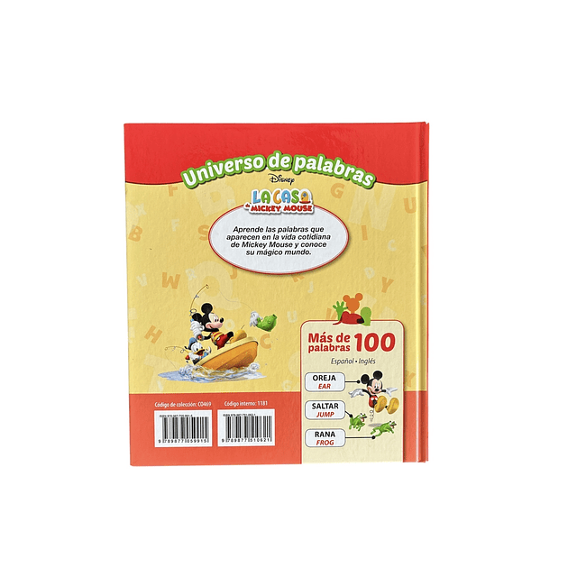 Libro Infantil Mickey Mouse-Universo de palabras