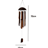 Colgante de coco campana de viento 70cm 