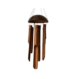Colgante de coco campana de viento 70cm 